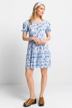 Rich & Royal Minikleider<Kleid cotton blue