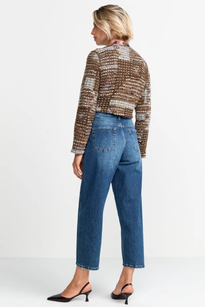 Rich & Royal Übergangsjacken|Bouclé-Jacken<Kurze Bouclé-Jacke caramel spice