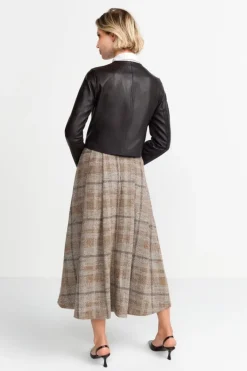 Rich & Royal Übergangsjacken<Kurze Lederjacke Mit Druckknöpfen