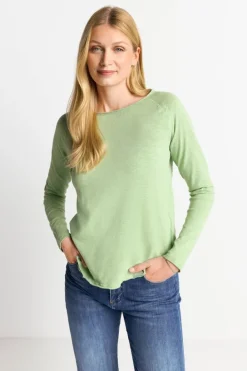 Rich & Royal Longsleeves<Longsleeve Aus Baumwolle Mit Offenen Kanten