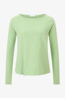 Rich & Royal Longsleeves<Longsleeve Aus Baumwolle Mit Offenen Kanten