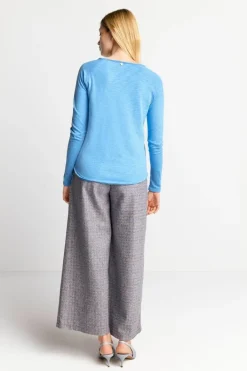 Rich & Royal Longsleeves<Longsleeve Aus Baumwolle Mit Offenen Kanten