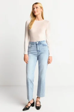 Rich & Royal Longsleeves<Longsleeve Aus Wollmix pearl white