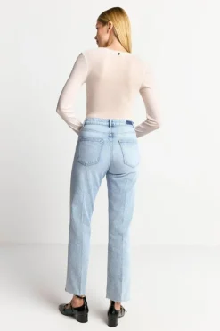 Rich & Royal Longsleeves<Longsleeve Aus Wollmix pearl white