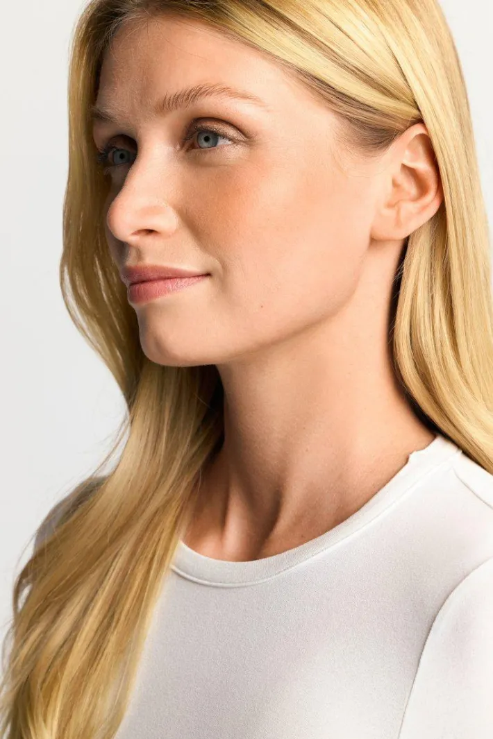 Rich & Royal Longsleeves<Longsleeve Im Bodycon-Schnitt pearl white