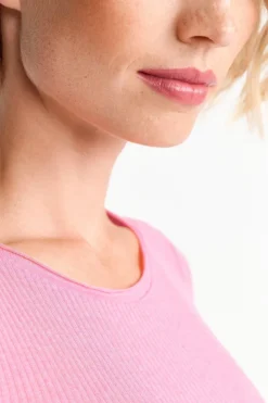 Rich & Royal Longsleeves<Longsleeve In Softem Wollmix french pink