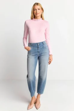 Rich & Royal Longsleeves<Longsleeve Mit Frill-Kragen rose shadow