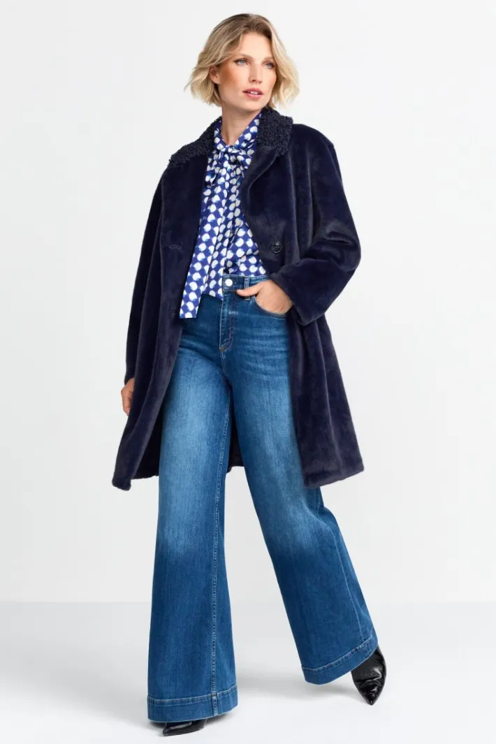 Rich & Royal Felljacken<Mantel Aus Weichem Fake Fur