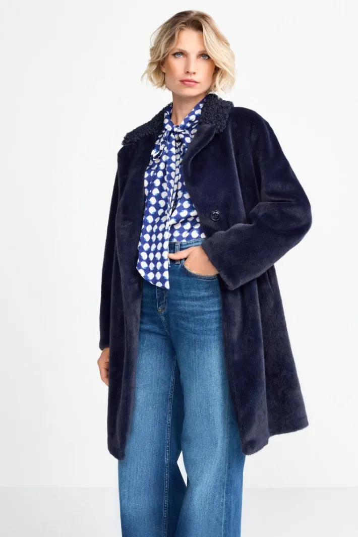 Rich & Royal Felljacken<Mantel Aus Weichem Fake Fur