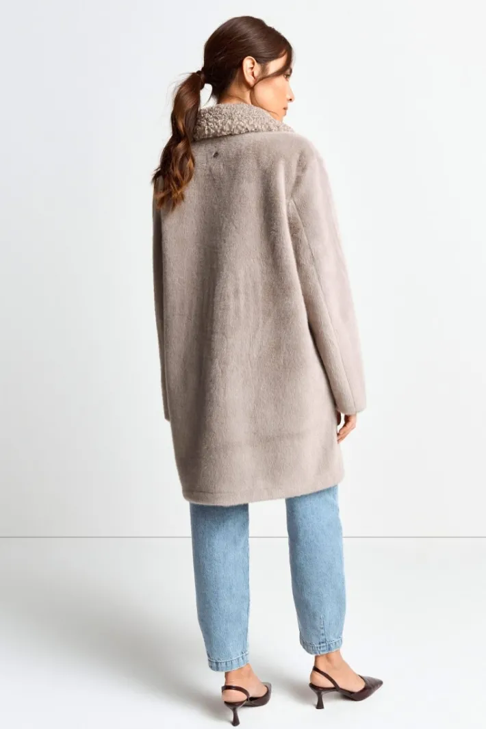 Rich & Royal Felljacken<Mantel Aus Weichem Fake Fur