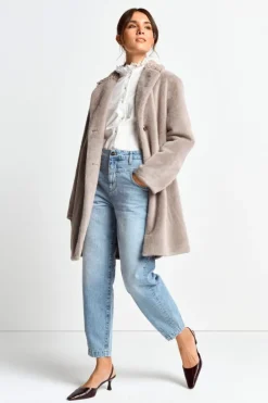 Rich & Royal Felljacken<Mantel Aus Weichem Fake Fur