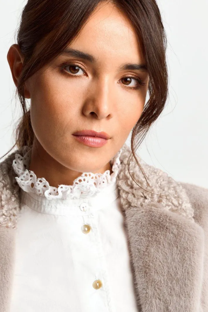 Rich & Royal Felljacken<Mantel Aus Weichem Fake Fur