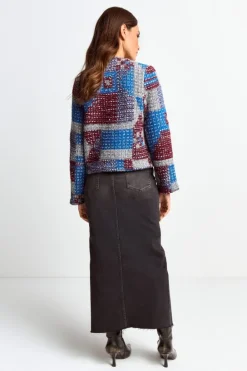 Rich & Royal Übergangsjacken|Bouclé-Jacken<Mehrfarbige Bouclé-Jacke original