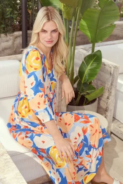 Rich & Royal Midikleider<Midikleid azzure blue