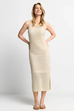 Rich & Royal Midikleider<Midikleid whisper white