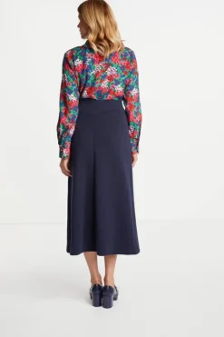 Rich & Royal Midiröcke<Midirock midnight blue