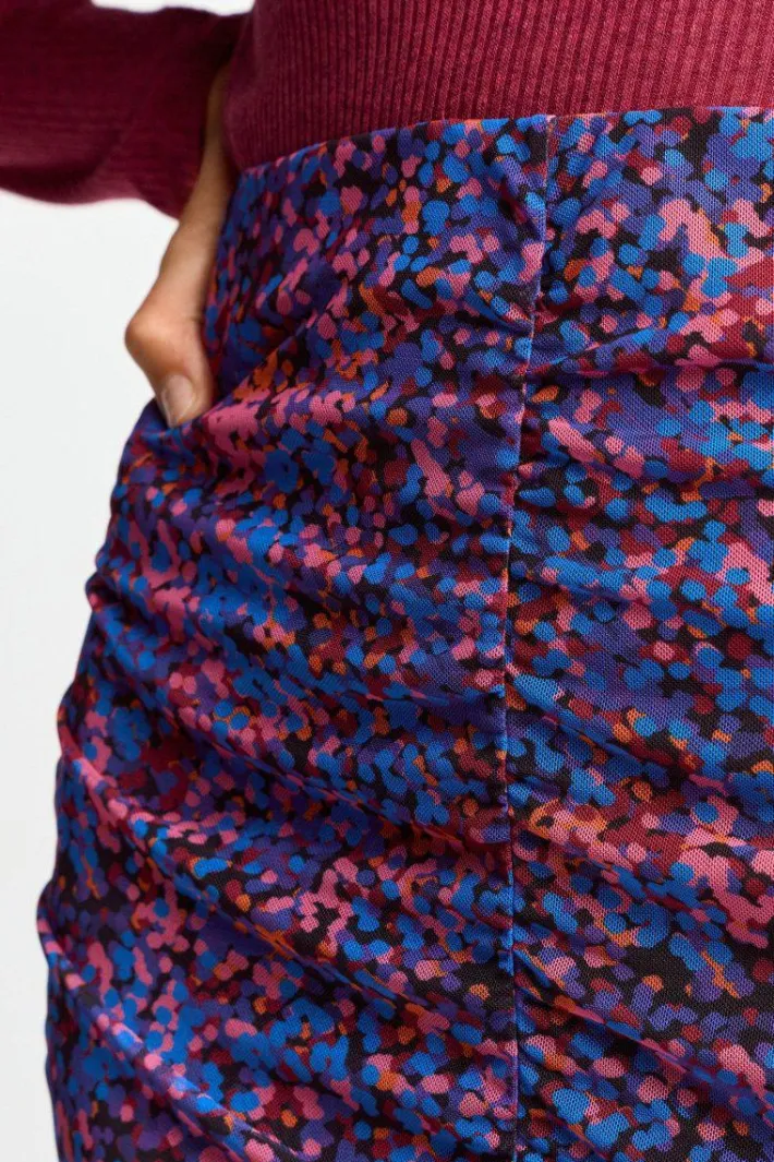 Rich & Royal Midiröcke<Midirock Mit Floralem Allover-Print midnight blue