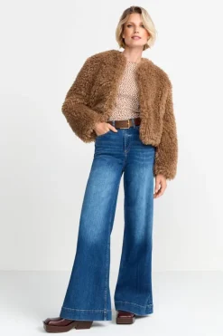 Rich & Royal Felljacken<Offene Kunstfelljacke