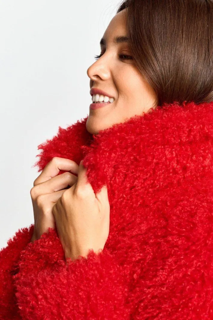 Rich & Royal Felljacken<Oversized-Mantel Aus Kustfell