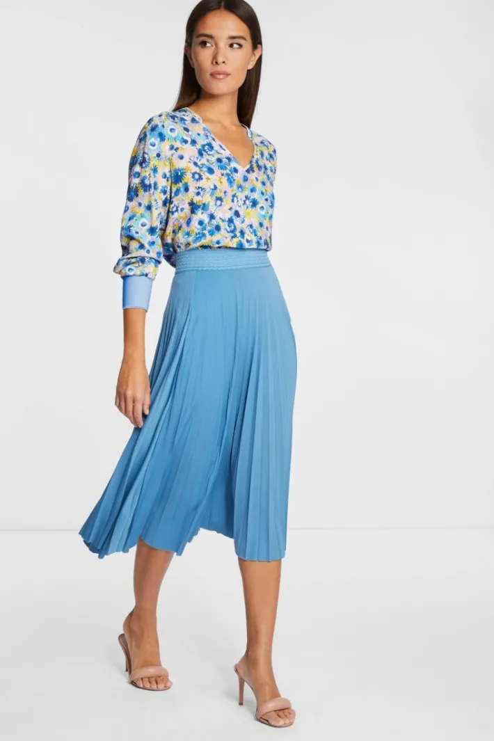 Rich & Royal Midiröcke|Plisseeröcke<Plisseerock french blue