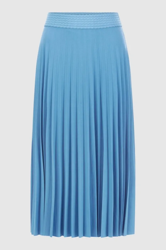 Rich & Royal Midiröcke|Plisseeröcke<Plisseerock french blue