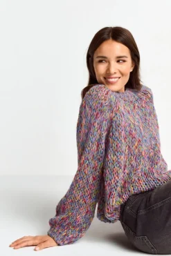 Rich & Royal Pullover<Pullover Aus Melangestrick