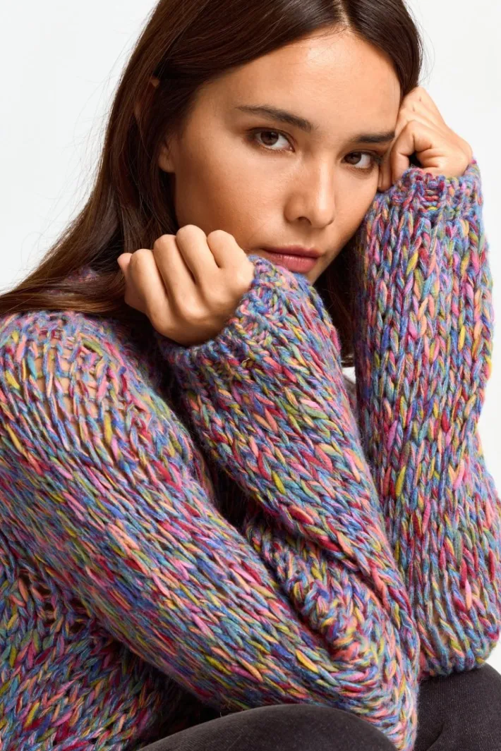 Rich & Royal Pullover<Pullover Aus Melangestrick