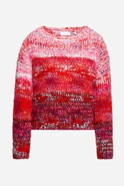 Rich & Royal Pullover<Pullover Mit Colour-Blocking-Muster poppy red