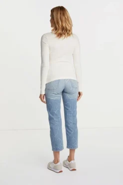 Rich & Royal Longsleeves<Rib-Longsleeve Mit Rundhals