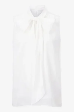 Rich & Royal Casual Blusen|Business Blusen<Ärmellose Schluppenbluse Mit Glanzeffekt