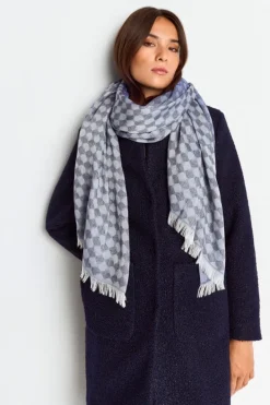 Rich & Royal Accessoires<Schal Mit Dezenten Fransen midnight blue