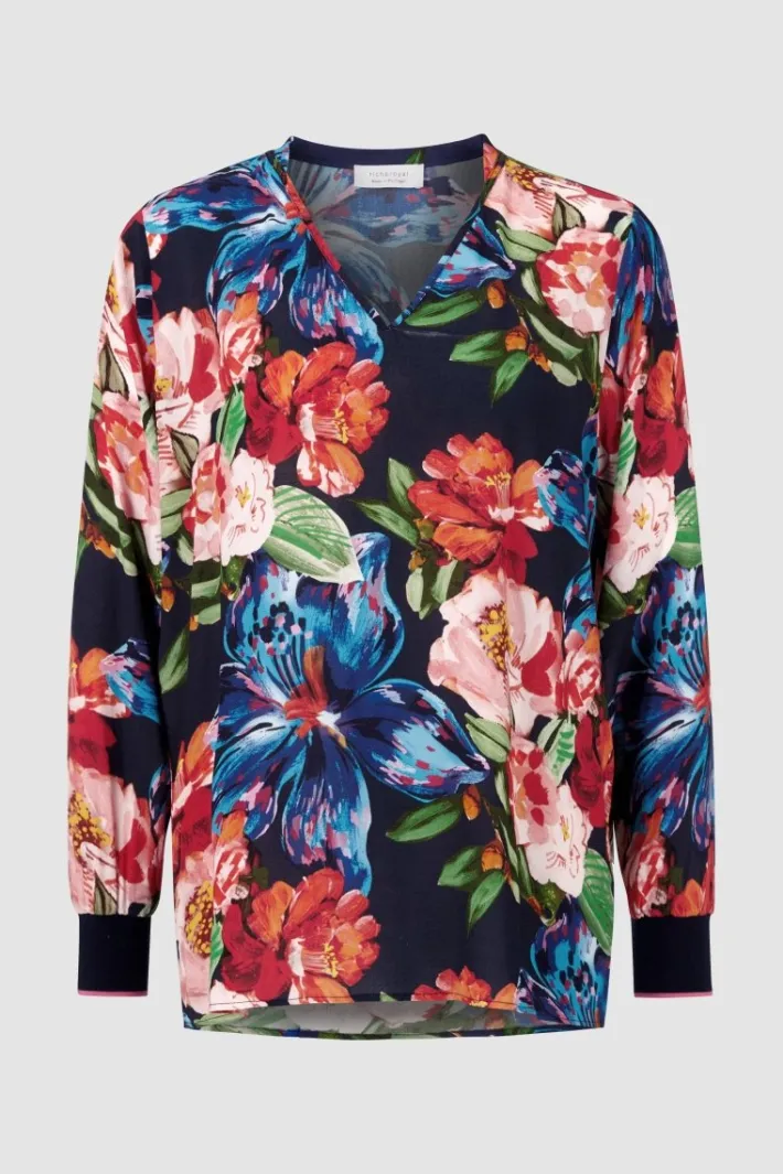 Rich & Royal Casual Blusen<Schlupfbluse red salsa