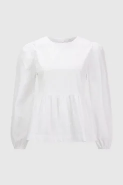 Rich & Royal Casual Blusen<Schlupfbluse white