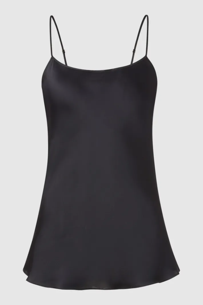 Rich & Royal Tops<Spaghettiträger-Top Mit Seide black