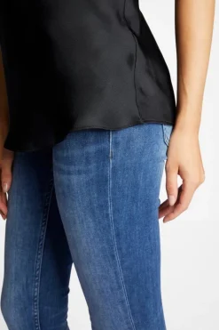 Rich & Royal Tops<Spaghettiträger-Top Mit Seide black