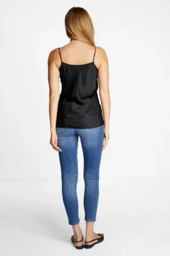 Rich & Royal Tops<Spaghettiträger-Top Mit Seide black