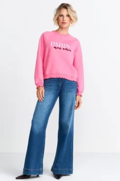 Rich & Royal Sweat<Statement-Sweater Mit Raglanärmeln