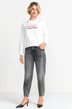 Rich & Royal Sweat<Statement-Sweater Mit Raglanärmeln