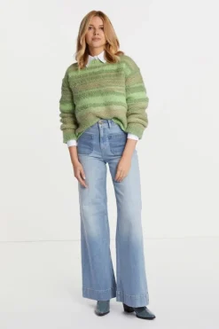 Rich & Royal Pullover<Strickpullover green tea