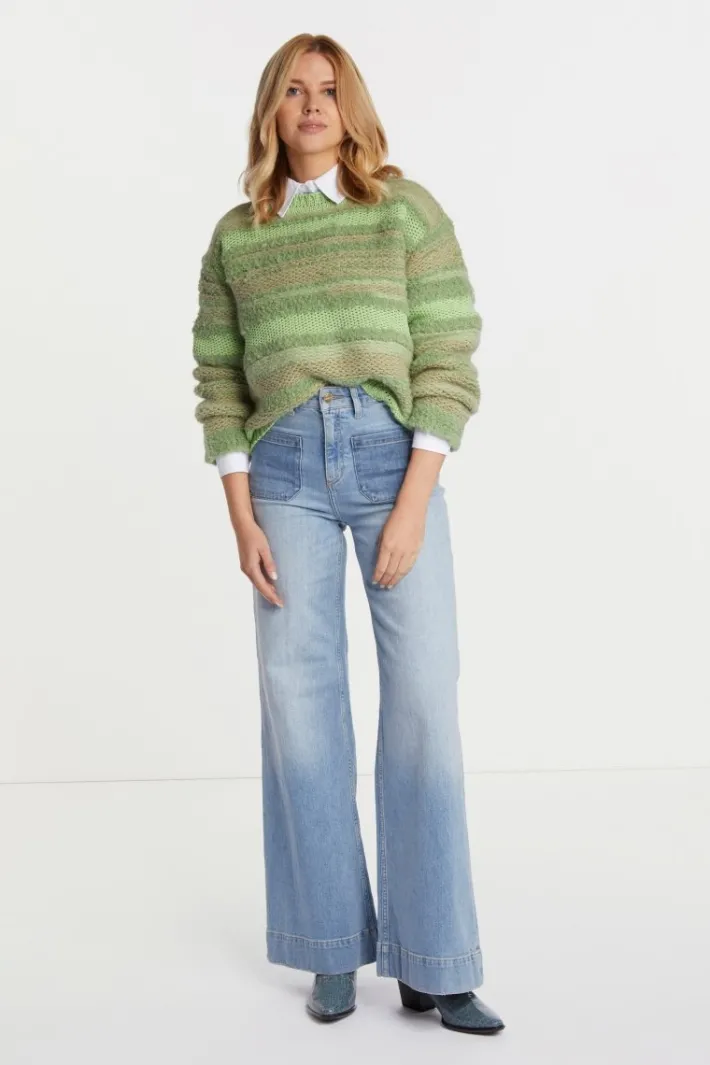 Rich & Royal Pullover<Strickpullover green tea