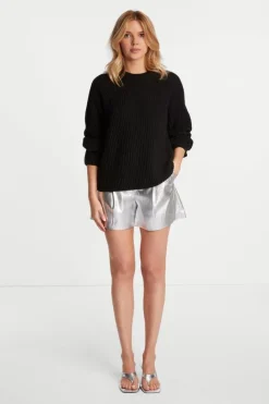 Rich & Royal Pullover<Strickpullover In Weiter Passform black