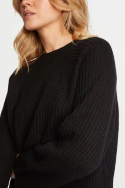 Rich & Royal Pullover<Strickpullover In Weiter Passform black