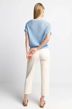 Rich & Royal Shirts<Strick-Shirt cotton blue