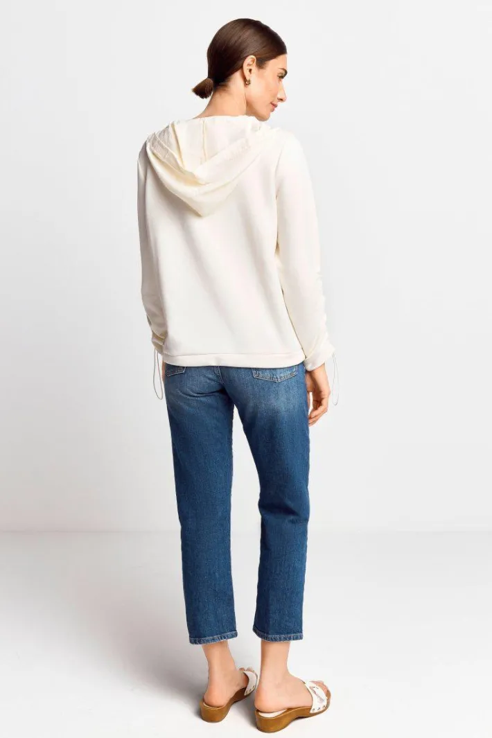 Rich & Royal Sweat<Sweatshirt whisper white