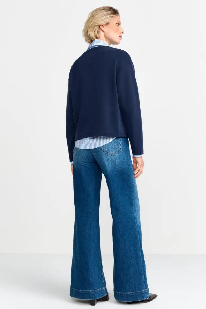 Rich & Royal Sweat<Sweatshirt Aus Supersoftem Jersey