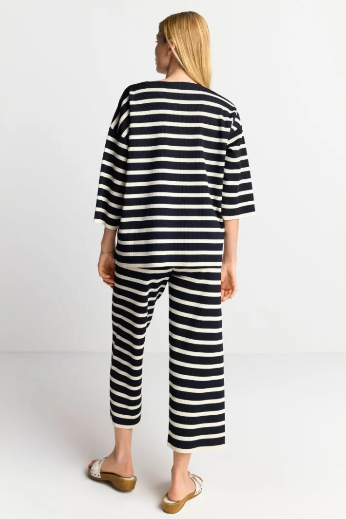 Rich & Royal Sweat<Sweatshirt Mit Tiefem V-Neck midnight blue