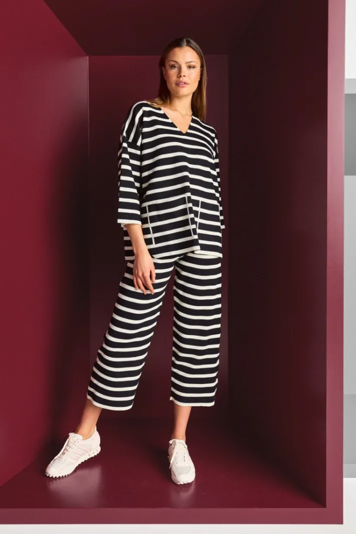 Rich & Royal Sweat<Sweatshirt Mit Tiefem V-Neck midnight blue