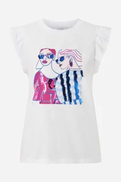 Rich & Royal Tops<T-Shirt white