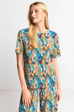 Rich & Royal T-Shirts<T-Shirt In Crinkle-Optik original