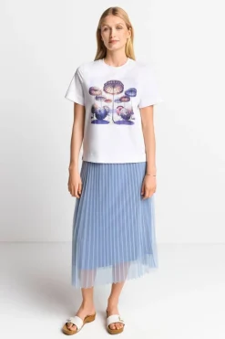 Rich & Royal T-Shirts<T-Shirt Mit Crew-Neck white